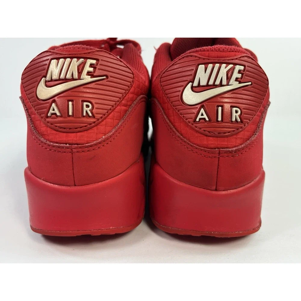 Nike Air Max 90 Essentials Men's Size 10.5 University Red Shoes Sneakers AJ1285